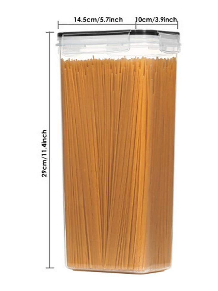 Vlhkosti a hmyzu odolná skladovací nádoba z plastu potravinářské kvality s vzduchotěsným uzávěrem