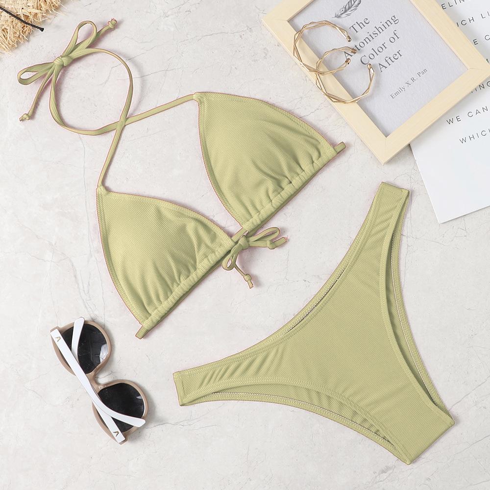 

Сексуальный двухсекционный купальник женский бикини пляж L