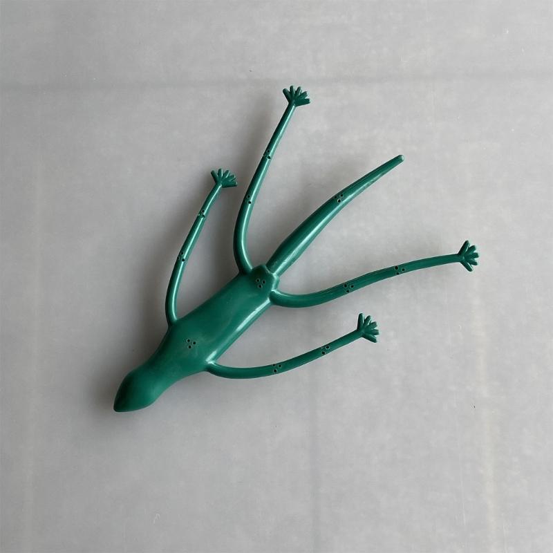 5Pcs Frogs Plant Stand Green Frogs Plant Frogs Plant Ties Garden Plant Auxiliary Plant Branch Correction Growth