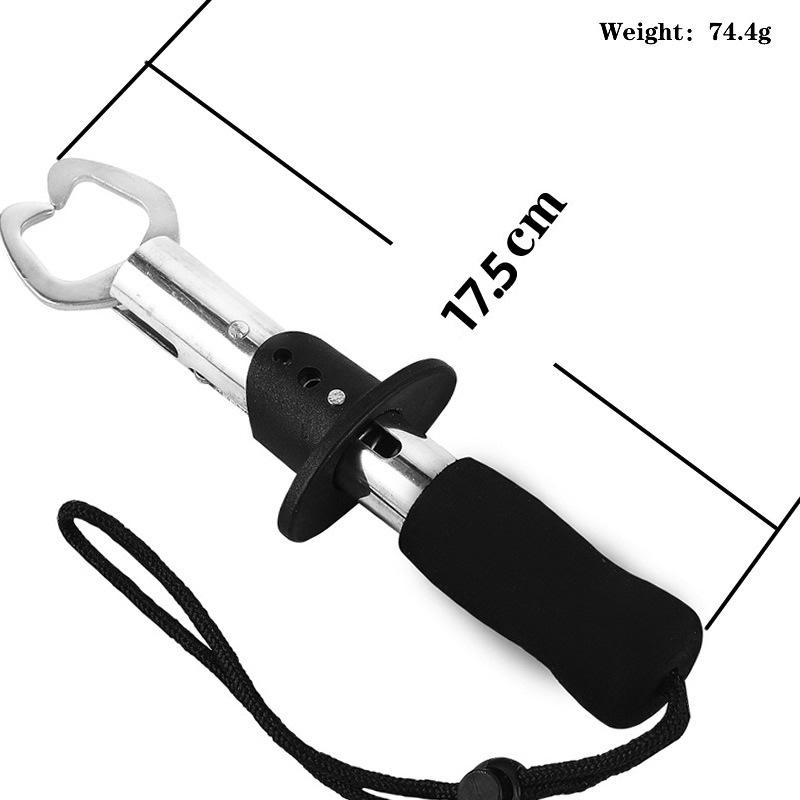 Anti-Rust Fishing Lip Gripper Clamp with Weight Scale Fish Grabber Tool for Beginner Enthusiasts