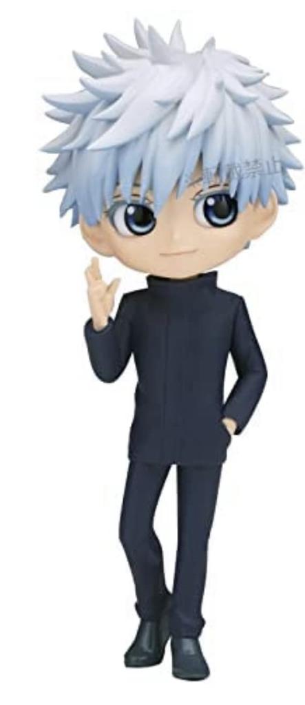 Q posket Jujutsu Kaisen Satoru Gojo figuur päris näoga versioon
