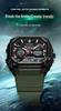 Sanda Men's Multifunctional Waterproof Electronic Watch - Trendy Timer with Dual Display & Three-Time Zone Outdoor Alarm.