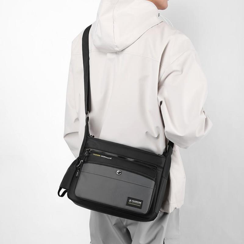 New Men Crossbody Bags Male Nylon Shoulder Bags Boy Messenger Bags Man Handbags For Travel Casual Large Satchel