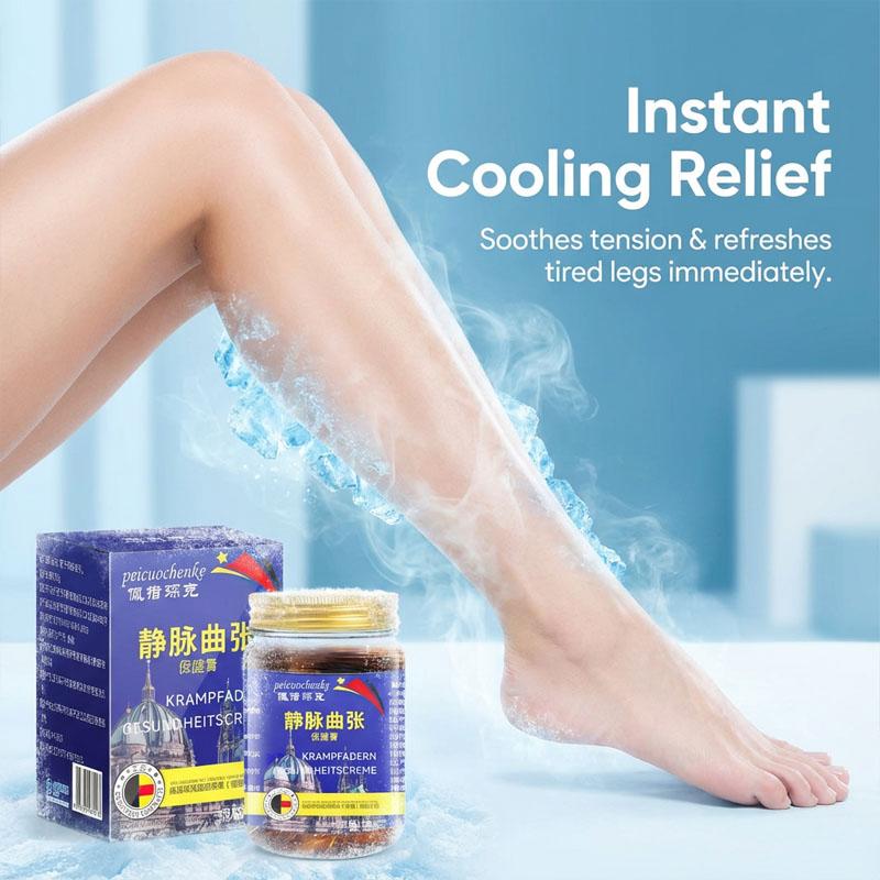 

Daily Leg Care Cream for Earthworm Legs - Relief for Long Standing & Sitting - Effective Varicose Vein & Spider Vein Treatment Gel