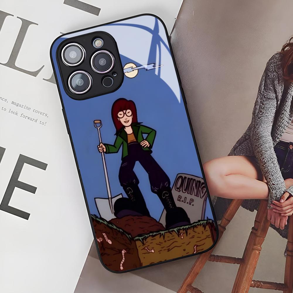 Cute Cartoon DariaS Phone Case for Iphone 17 Air 16 15 14 12 11 13 Pro Max Mini Se Puls Glass Cover