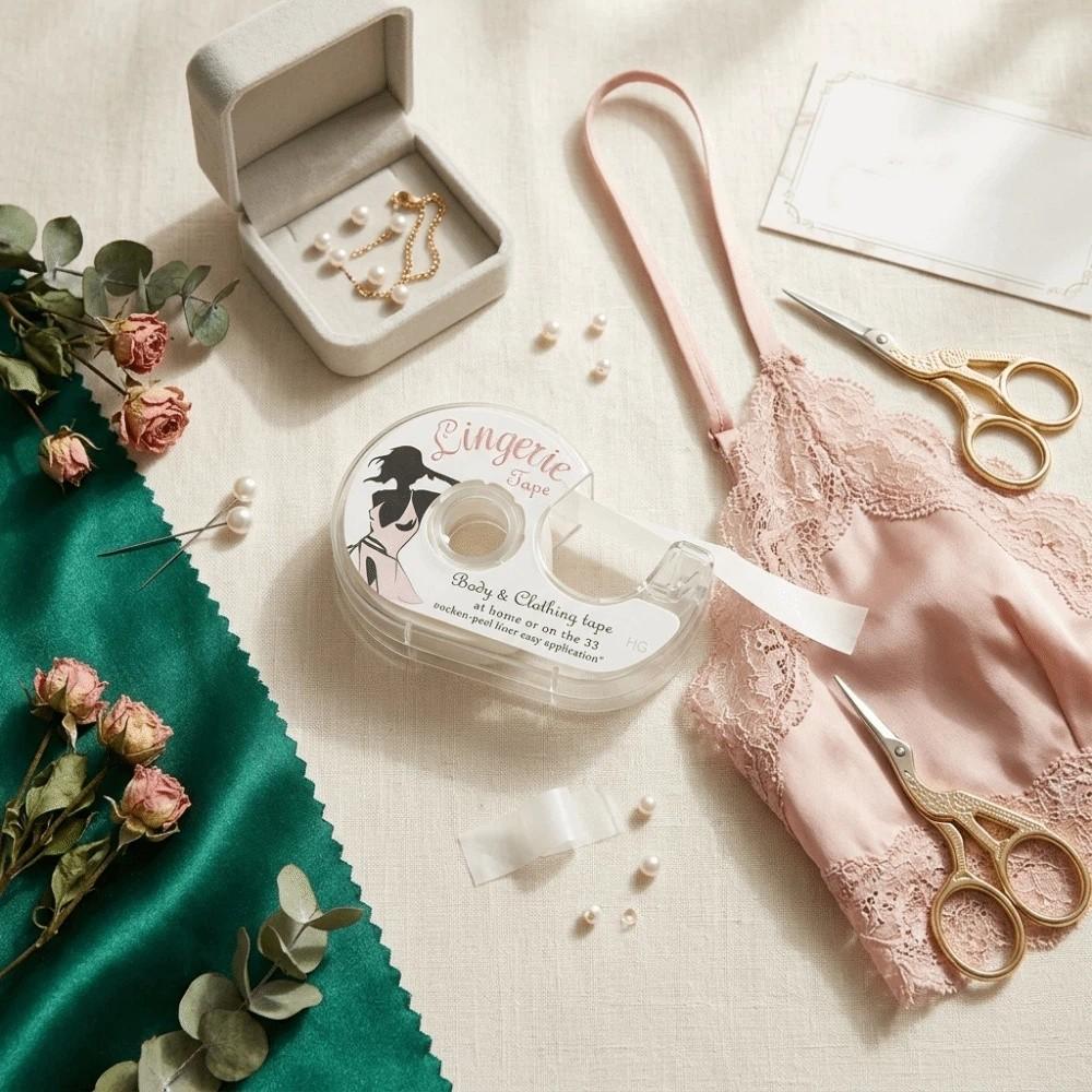 Self-Adhesive Double Sided Body Tape Invisible Clear Lingerie Tape Anti-wardrobe Tape Womens