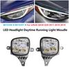 1Pair Headlight LED Module B010390-B B010391-B For Infiniti QX30 Q30 17-19 DRL Daytime Running White Lightsource High Version