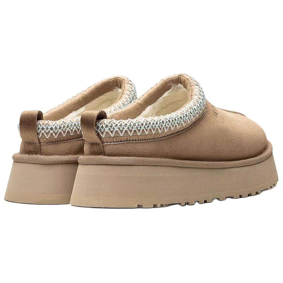 UGG Mules Comfortable Slip-On Closed-Toe Slippers Women Slippers Light-Brown 1122553-SAND
