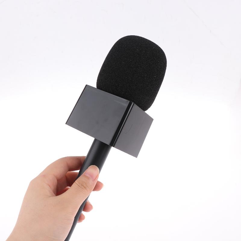 Wireless Handheld Interview Microphone Adapter With Windshield Foam For Rode Wireless Go Ii For Dji Mic 1 2