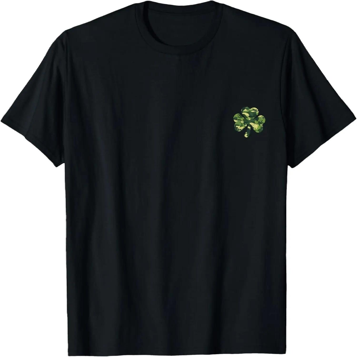

Camo Clover Shamrock Camouflage Military St Patrick s Day T-Shirt XXXXXL різнокольоровий