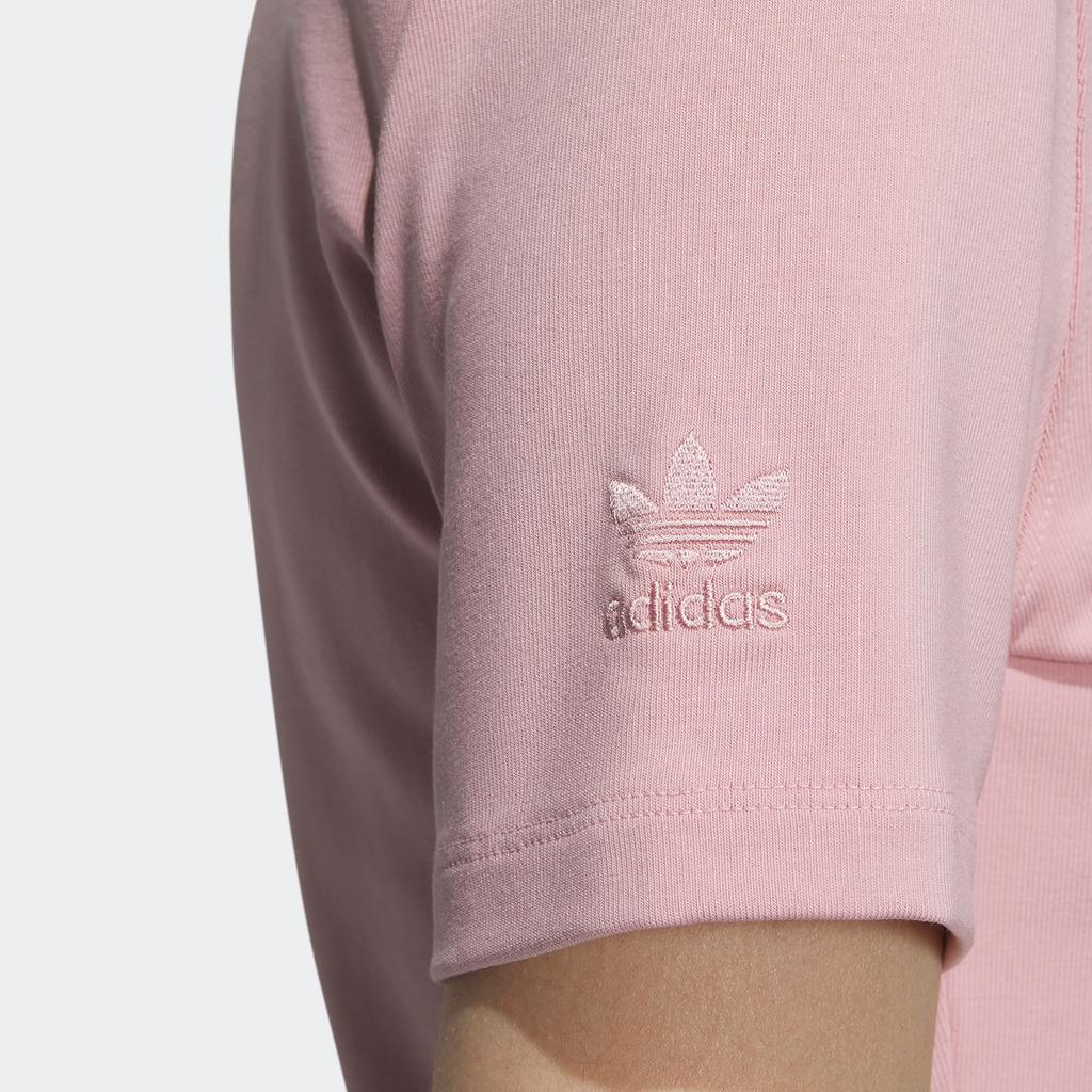 Adidas Originals Monkey Kingdom Co-Branded Crop Tee With Cartoon Logo Women Tops Miracle-Purple Pink IP1776