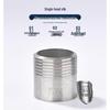 304 Stainless Steel Straight Male Thread Welding Connector
