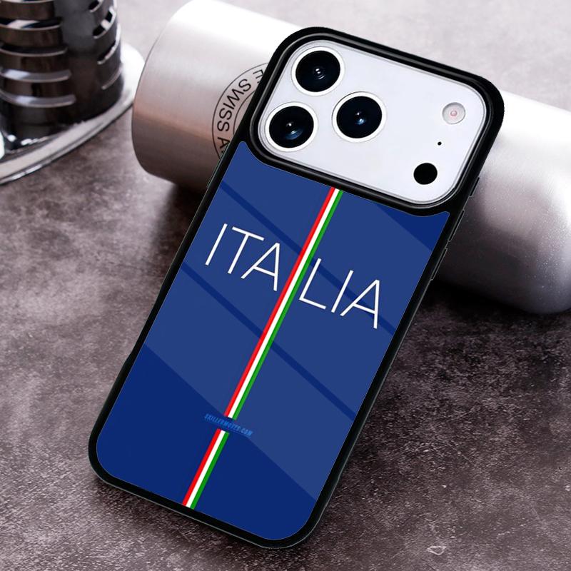 Italy Italia National Flag Phone Case for iPhone 17 16 15 Pro Max Air 14 13 12 11 Plus Shockproof Cover
