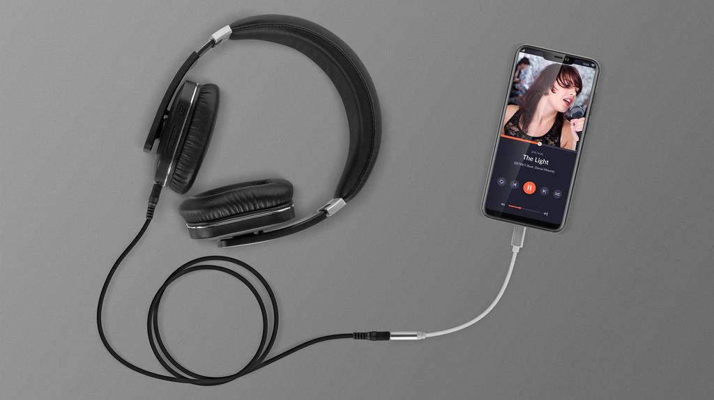 USB-C to MINI JACK 3.5mm AUX 17.5cm Kruger&Matz adapter