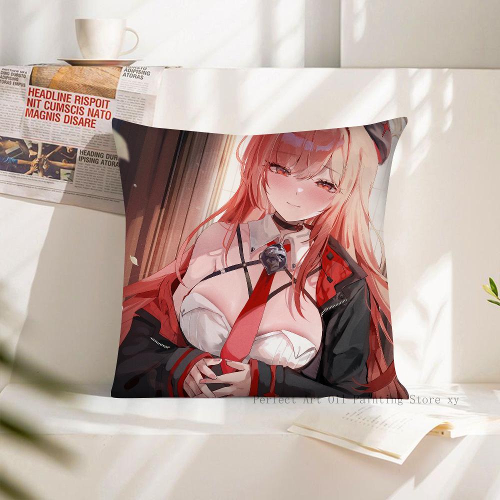NIKKE Goddess Of Victory Spiel Kissenbezug Mode Quadratischer Kissenbezug Schlafzimmer Sofa Zimmer Ins Dekoration Freizeit Kissenbezug 40x40