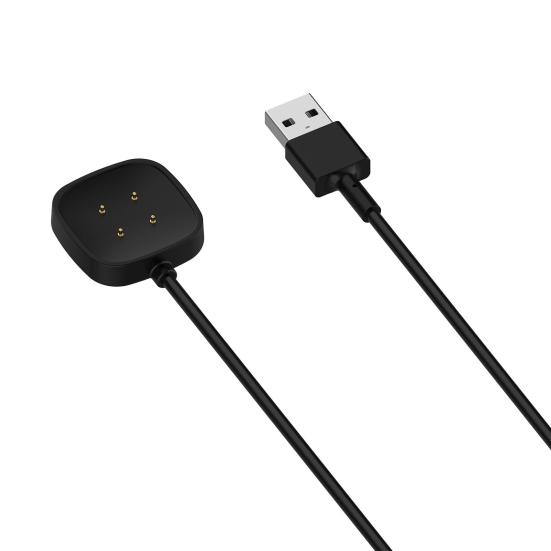 Nabíjecí kabel Vícenásobná ochrana Magnetická nabíjecí základna odolná proti roztržení pro Fitbit Sense 2/pro Fitbit Sense/pro Fitbit Versa 4/pro Versa 3