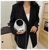 Luxury Designer Evening Clutch Clear Acrylic Women Handbags Fashion Shoulder Bags Half Moon Wedding Purses Party Tote Ladies sac