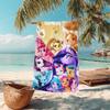 1Pc Rainbow Unicorn Fantasy Beach Towel Microfiber Beach Towel Thin Absorbent For Beach Swimming Yoga Bath Sports 0917117