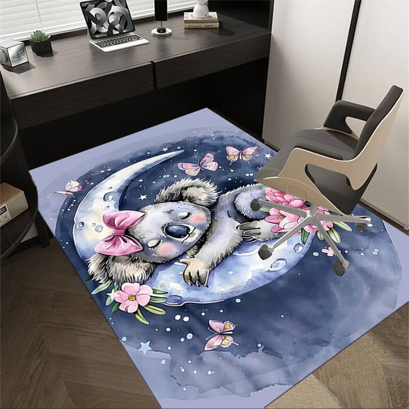 

1PC Koala Non-Slip Floor Carpet Compatible for Office&Living Room&Bedroom&Dining room - Soft & Pattern, Vibrant Colors-H0415 60cm by 90cm