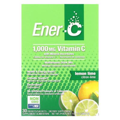 Vitamin C, Multivitamin Drink Mix, Lemon Lime Flavor, 1,000 Mg, 30 Packs, 9.56 G (0.3 Oz) Each