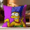 Hot T-Tthe Simpsons Cushion Cover Soft Washable Pillow Case Multi-Scene For Couch Bed Travel Office Use