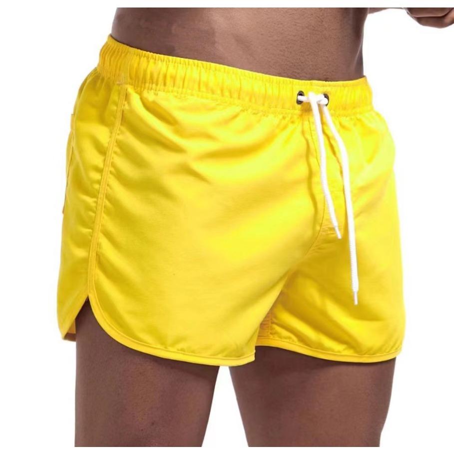 Sommer Herren Strand elastische Taille Krawatte lässig atmungsaktive Shorts Bademode