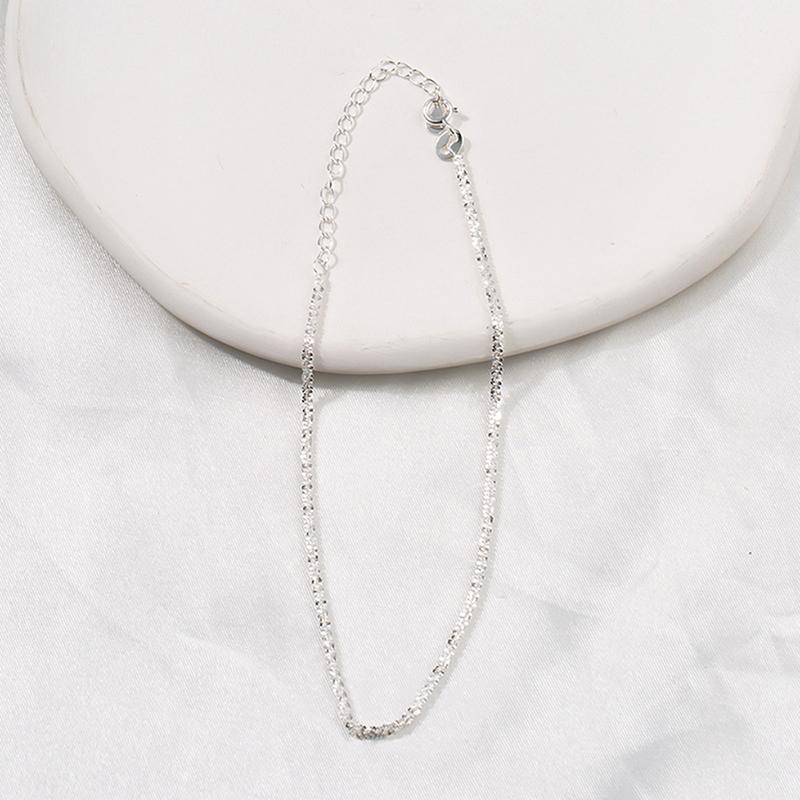 Minimalist Shiny Chains Anklets For Women Girls Friend Foot Jewelry Leg Barefoot