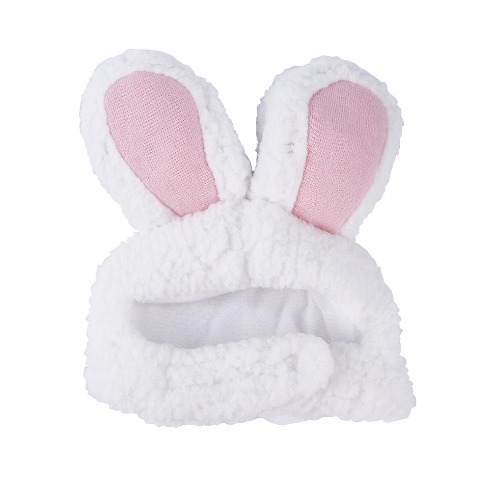 

cat head cover, cute rabbit, drag hat, cat headdress, show props, funny pet hat, rabbit ears One size fits all