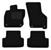 Black Velour Floor Mats For: Volkswagen Golf VIII eTSI Alltrack, Hatchback, Station Wagon, Variant (2020-)