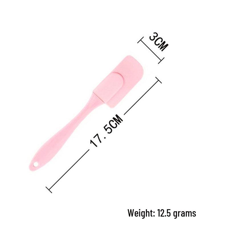 Food Grade Silicone 3-Piece Baking Tool Set: Oil Brush & Cake Spatulas