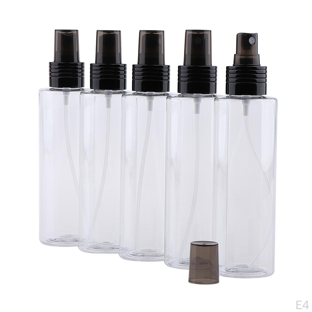 5 Empty Spray Bottle For Essential Oils Perfume Refillable Fine Mist Sprayer