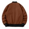 Pánská bunda na zip, ležérní retro bunda Cardigan s dlouhým rukávem
