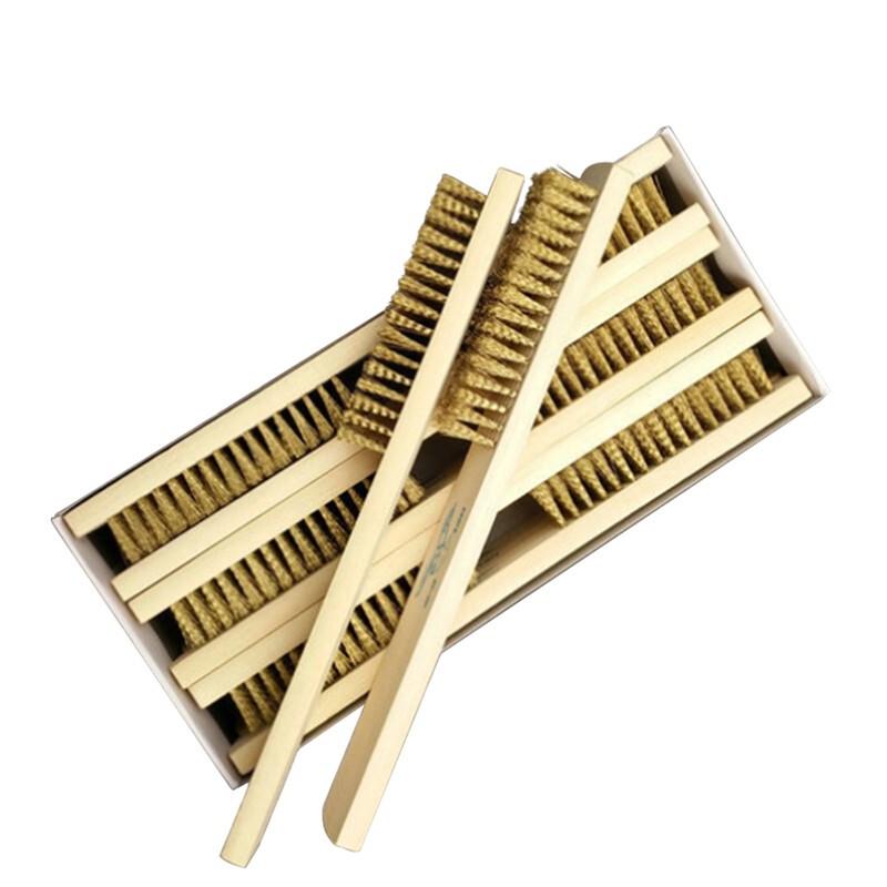 Jinsilu KSL947 Wooden Handle Wire Brushes (6-Pack)