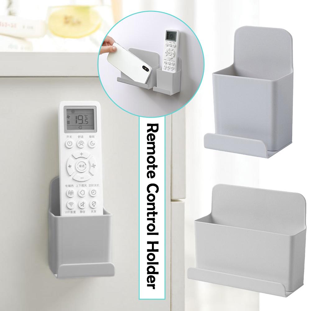 

Remote Control Storage Box Multifunctional Wall-mounted Storage Air Phone Conditioner Holder Mo V1O6 grey-small