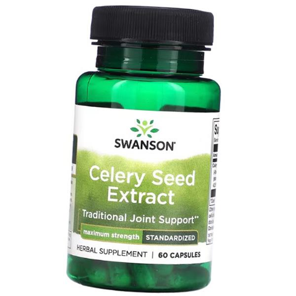 

Экстракт семян сельдерея, Celery Seed Extract Maximum Strength 150, Swanson 60капс (71280255) 60caps