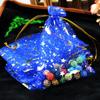 100pcs Glitter Jewelry Pouch Organza Bags Gift Packaging Bag Wedding Christmas Gift Bag Candy Bag