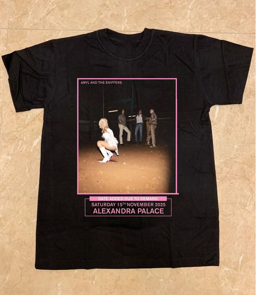 

Amyl and The Sniffers Тур 2025 Подарок для фанатов Футболка до 5XL QA108 Унисекс Футболка S