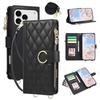 Crossbody Wallet Card Slots Phone Case for IPhone 17E 16E Air 17 16 15 Plus 14 13 12 11 Pro Max Leather Bracket Protect Cover