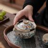Chinese Style Ceramic Tea Cup Retro Kungfu Tea Bowl Household Handmade Master Cup Tea Pot Accessories Ceremony Drinking Tool