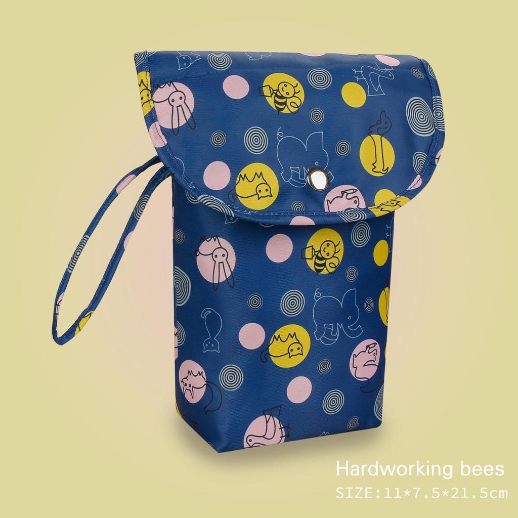 Portable Baby Diaper and Wipes Storage Bag