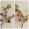 6-Fruit Artificial Pomegranate Branches Plastic Fake Plants  Chinese New Year Decor