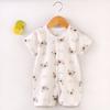 Newborn Baby Clothing Boy Girl Baby Clothes Items Cotton Bodysuit Summer Short Sleeve Romper Infant Toddler Sleepwear