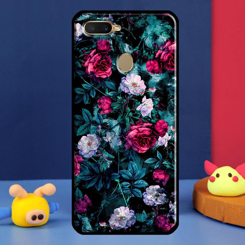 Red Rose Flower For Oppo A54 A57 S A78 A58 A98 A5 A9 A91 A15 A16 A17 A52 A72 A76 A96 A74 A94 A77 Phone Case