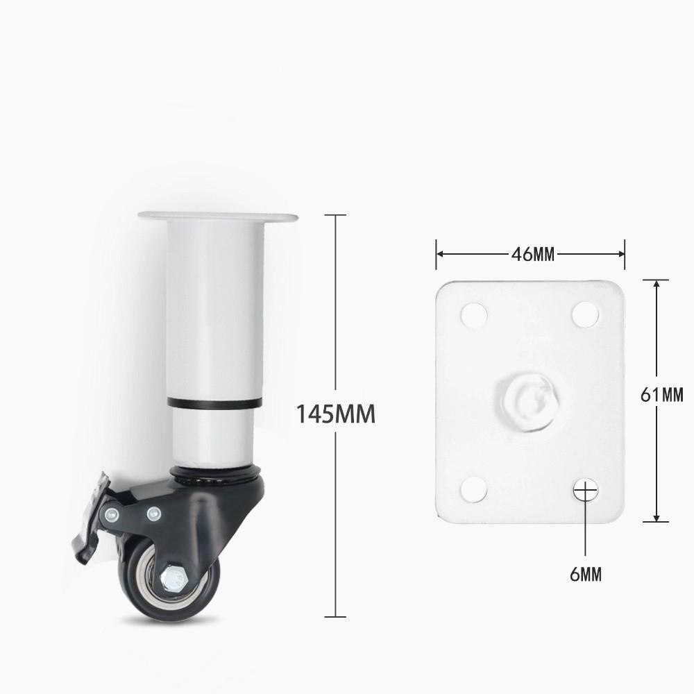 Adjustable Table Wheels Brake Belts Furniture Support Legs Durable Furniture Foot  Sofas