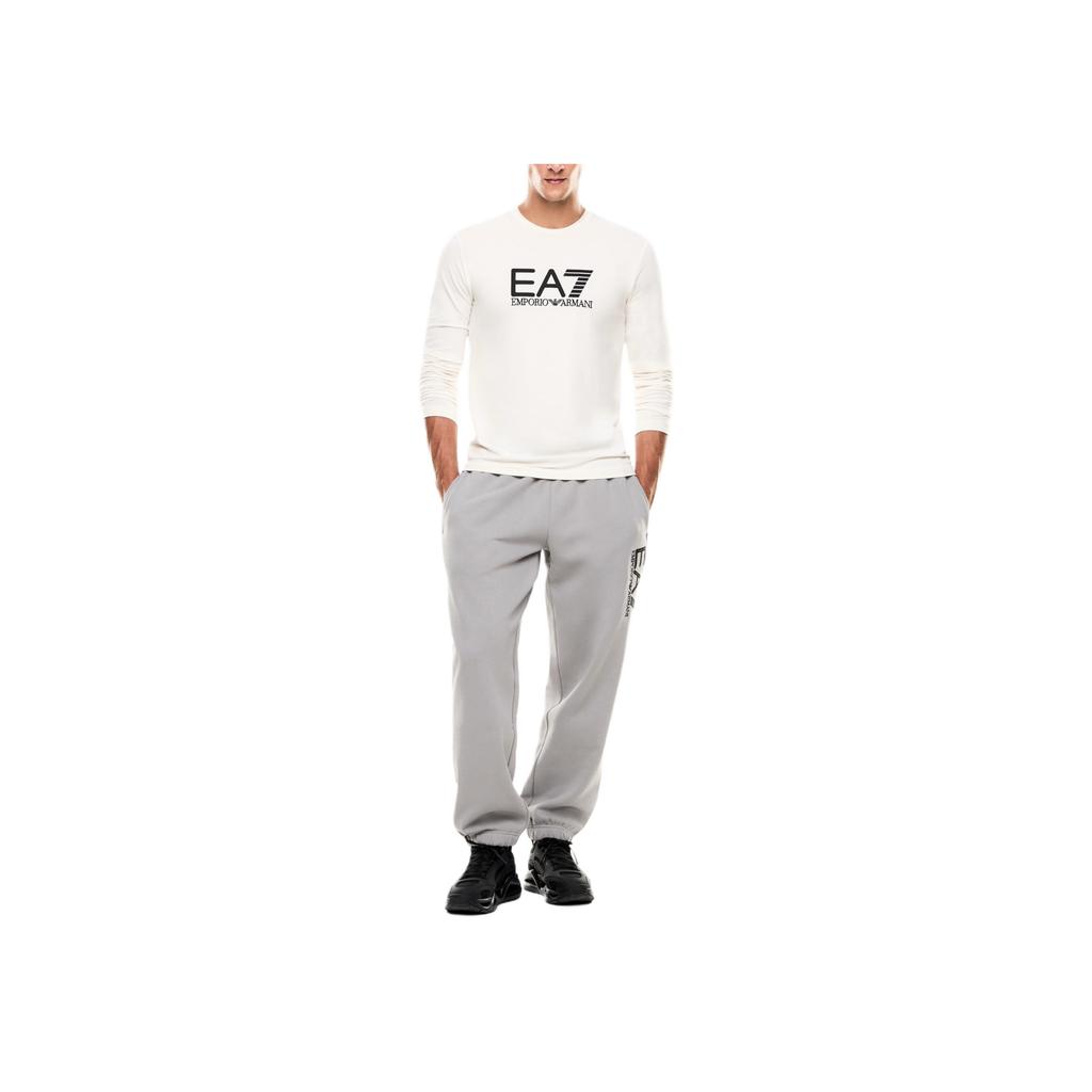 Emporio Armani EA7 Cotton Plain Knit Logo Crew Neck Short Sleeve T-Shirt Men Tops 7M000900-AF10373-M1166