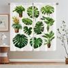 Green Plant Turtle Back Bamboo Modern Living Room Curtains for Camera Black Out Curtains Blackout Shade Curtain Tiebacks Blinds