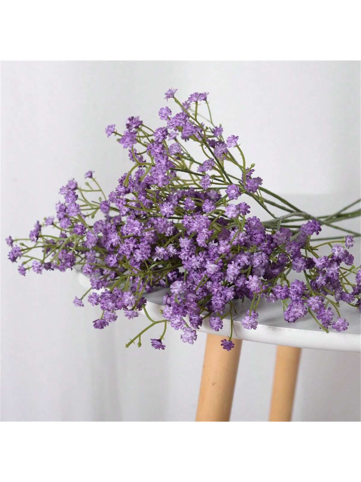 

1/3 шт Білі гіпсофіли штучні квіти весільний DIY букет прикраса композиція пластикові штучні квіти домашній декор 1 PCS світло-фіолетового кольору