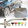 Foam Lance Nozzle Dual Valve Pressure Washer Attachment with Colorful Nozzle Foam Generator Accessories for High Pressure Washer