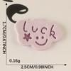 10Pcs/Bag Clothing Accessories Love Letter Leather Label Handbook Diy Embroidery Patch Printed Fabric Label Logo