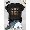 Cartoon Print T-Shirt Short Sleeve Crew Neck Casual Top For Summer & Spring Women's Clothing